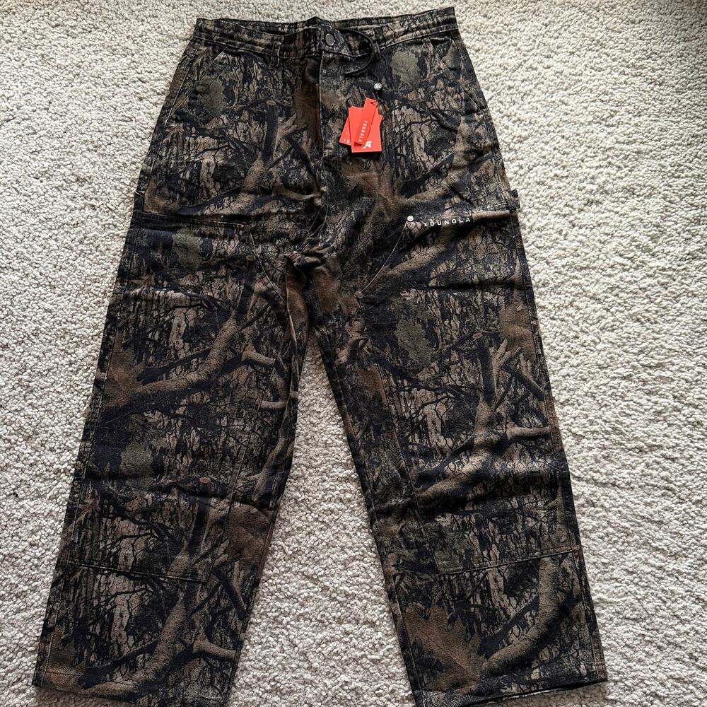 Men's YoungLA 2059 CarpenterJeansDoubleKnee NWT XL, NWT, DarktreeCamo
